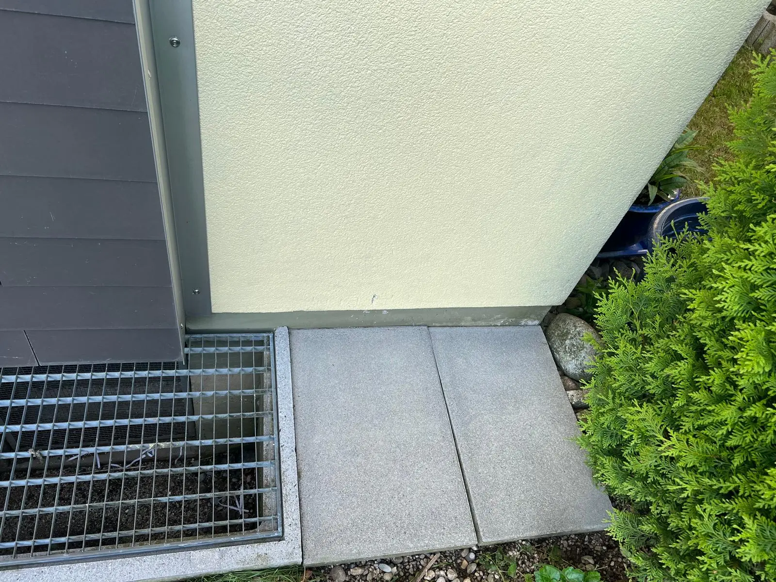 Steinplattenreinigung nach der Reinigung